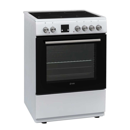 Голяма готварска печка  VOX CHT 6155W, 69л, витрокерамичен плот